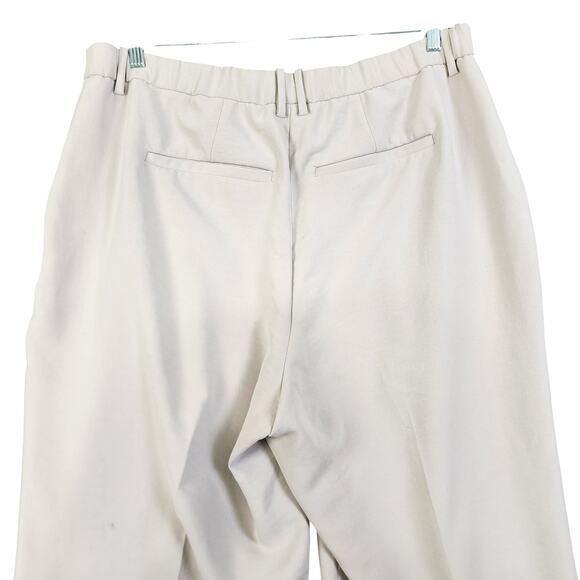 Abercrombie & Fitch Womens Sloane Tailored Wide Leg Pant‎ Size 18S Light Taupe - Picture 6 of 12